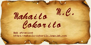 Mahailo Čokorilo vizit kartica